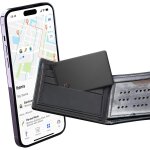 Vornixorsarlshop - portefeuille geolocalisable, tracker card ultra - mince 1. 6mmsmart airtag card compatible ...