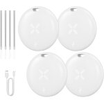 Vornixorsarlshop - smart tracker tag 4 pack - charge usb - c traceur bluetooth compatible avec apple ...