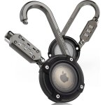 Vornixorsarlshop - support airtag avec serrure � combinaison 3 chiffres, etui de protection avec mousqueton ...