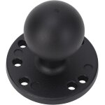 Vornixorsarlshop - support � bille ram, 1, 5 pouces avec trou amps, rotule de direction moto plaque ronde ...