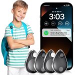 Vornixorsarlshop - utag lot de 4 traceurs gps pour enfants avec �tiquette de s�curit�, fonctionne avec ...