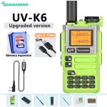 Walkie - talkie uv - k6 amlior, extension de mmoire 512kb, bande complte am fm type - c, brouilleur ...