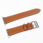 Compatible watch bracelet 42mm / 44mm en cuir v�ritable, bracelet watch series 4 3 2 1 pour homme femme, ...