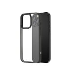 We coque de protection rubber apple iphone 13 pro: dos transparent � contour mat noir - anti - chocs ...