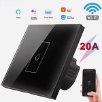 Wifi smart boiler switch us / eu 110v 220v chauffe - eau �lectrique mural � commande tactile on off avec ...