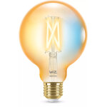 Wiz ampoule ambre a filament 50w g95 e27