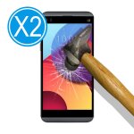 Woowcase, film protection [ lg q8 ] en verre tremp, lg q8 protection ecran pack 2