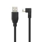 Wqd - cble usb a mle vers mini usb a angle droit a 90 degrs pour synchronisation des donnes et charge ...