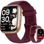 Wqs - montre connect�e hommes femmes avec alexa, 1, 83  ecran smartwatch, appels bluetooth, etanche ip68, ...