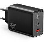 Wwp - chargeur usb c 65w, 3 ports2 usbc + 1 usba usb - c alimentation pps chargeur rapide pd + qc charger ...