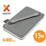 Xb300 xtorm batterie de secours powerbank 6. 000 mah