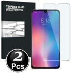 Xiaomi redmi note 7 pro vitre protection d'ecran en verre tremp incassable lot de x2 glass