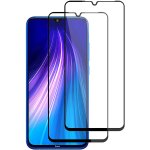 Xiaomi redmi note 8 6. 3  verre tremp� [noir - 2 pi�ces] [sans bulles] verre tremp� [couverture compl�te] ...