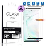 Xm [2 pices] pour samsung galaxy note 10 verre tremp couverture complte protection ecran samsung galaxy ...