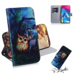 Xm pour coque samsung galaxy a10 housse / galaxy m10 etui � rabat r�tro cuir pu housse portefeuille avec ...