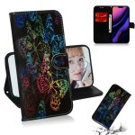 Xm pour housse iphone 11 pro max avec support brillant portefeuille phone protection etui iphone 11 pro ...