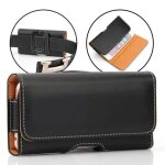 Xm pour housse iphone se 2 (2020) / iphone 11 pro coque luxe pu cuir housse clips de ceinture etui