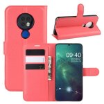 Xm pour housse nokia 6. 2 avec support anti choc portefeuille neuf pu cuir silicone housse protection ...