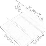 Xm nouveau 12in t�l�phone portable ecran loupe 3d hd vid�o amplificateur pliant agrandie expander support ...