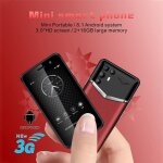 Xs18 mini 3g smartphone 3. 0 pouces android 8. 1 mtk6580 processeur 2gb + 16gb double cam�ra 1250mah ...