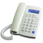 Y043 tlphone filaire avec haut - parleur, affichage, calculatrice de base et identification de l'appelant ...
