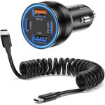 Yemaesre - allume cigare usb c, 4 ports 65w pd3. 0 et qc3. 0 allume usb rapide adaptateur dc12v - 24v ...