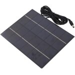 Yemaesre - panneau de chargeur solaire 6v, 5. 5w 6v panneau solaire portable en silicium polycristallin ...