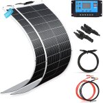 Yemaesre - panneau solaire souple 200w 18v 2pcs 100w monocristallin panneau solaire flexible photovoltaque ...