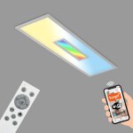Ytseazn - plafonnier led plat smart home, fonctionne avec alexa, lumire colore rgb + w, lampe, plafonnier, ...