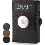 Znap airtag portefeuille en cuir de qualit suprieure etui pour cartes de crdit pour homme portefeuille ...