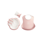 Coffret repas bb - rose pastel