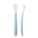 Cuill�re 1er �ge, lot de 2 - bleu pastel
