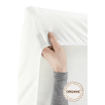 Drap - housse pour lit parapluie - blanc / coton bio
