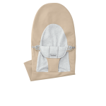 Housse pour transat balance soft - beige / gris / tiss� / jersey
