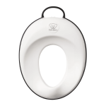 R�ducteur de toilette - blanc / noir