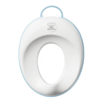 R�ducteur de toilette - blanc / turquoise