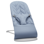 Transat bliss - bleu / tissé, matelassage pétale / gris clair Transat bliss - bleu / tissé, matelassage pétale / gris clair