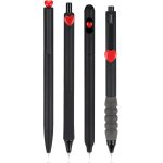 0, 5 mm a encre noire a s�chage rapide, stylo gel rotatif lisse avec pointe lisse et gaine souple, s�rie ...