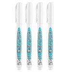 1 / 4pcs huileux blanc marqueur stylo graffiti stylos permanent imperm�able a l'eau crayon gel pneu peinture ...