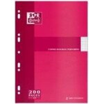 1 copies doubles perfores a4 sys 200 pages. format:21x29. 7 cm