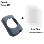 1 etui et 3 films de protection d'cran pour ordinateur gps garmin edge 130 510 520 530 810 820 830 1000 ...