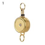 1 pi�ce badge r�tractable en m�tal r�tro, boucle de traction carte d'identit� badge bobine porte r�tractable ...