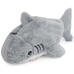 1 pi�ce trousse a crayons requin gris, jolie trousse a crayons requin avec fermeture eclair, sac de papeterie ...