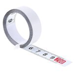 1 rolls carbon steel tape measure self - adhesive metric ruler 2 m, 13 mm width, tape measure, for measuring ...