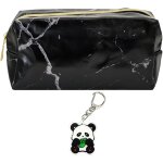 1 sac de rangement pour fournitures de bureau avec 1 pendentif - trousse d'�cole en cuir - grande capacit� ...