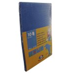 10 feuilles de carton ondul� - bleu - a4 - loisirs cr�atifs - clairefontaine
