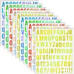 10 feuilles lettres autocollantes, alphabet lettre et autocollants lettres, chiffres adhesifs autocollants ... 10 feuilles lettres autocollantes, alphabet lettre et autocollants lettres, chiffres adhesifs autocollants ...