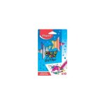 10 feutres de coloriage - encre a paillettes - assortiment - maped - color'peps glitter