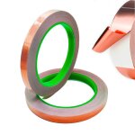 (10 mmx20 mx2 rubans, conducteur double face, film de cuivre, blindage emi et hf, circuit papier, entretien ...