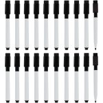 10 pices noire marqueurs pour tableau blanc avec embout effaceur magntique, marqueurs effaables, faible ...